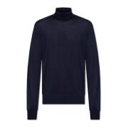 Dolce & Gabbana Cashmere turtleneck sweater Blue, Herr