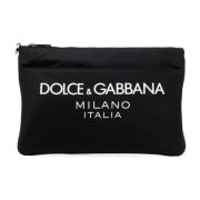 Dolce & Gabbana Svarta Handväska - Stilfull Kollektion Black, Dam