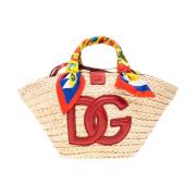 Dolce & Gabbana ‘Kendra Small’ shopper väska Beige, Dam