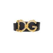 Dolce & Gabbana Läderbälte Black, Dam