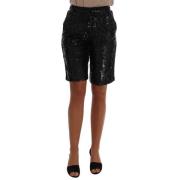 Dolce & Gabbana Korta Shorts - Svarta Bermuda Shorts Black, Dam