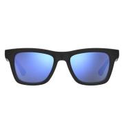 Havaianas Rektangulära solglasögon med spegelblå linser Black, Unisex