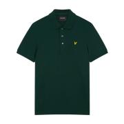 Lyle & Scott Klassisk Organisk Polo Tröja Green, Herr