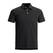 Jack & Jones Svart Polo för Män Black, Herr