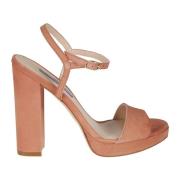 Stuart Weitzman Höj din stil med högklackade sandaler Pink, Dam