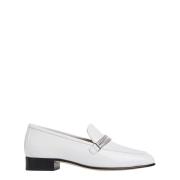 Stuart Weitzman Kristall Glam Loafers White, Dam