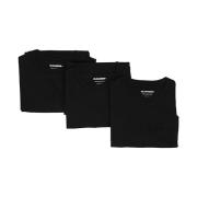 Jil Sander 3-Pack Kortärmad T-Shirt Set Black, Herr