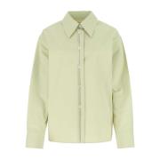 Jil Sander Uppgradera din garderob med oversize poplin skjorta Green, ...