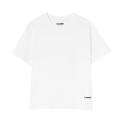 Jil Sander 3 Pack Kortärmad T-Shirt White, Herr