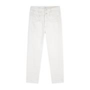 Closed Curved-X Creme Jeans White, Dam