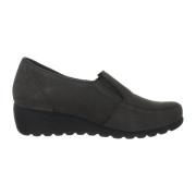 Mephisto Damloafer med bred passform och kilklack Gray, Dam