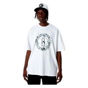 New Era T-Shirts White, Herr