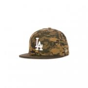 New Era Camo Team Fitted Keps Brown, Unisex