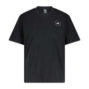 Adidas by Stella McCartney Funktionell T-shirt med Logotyp Black, Dam