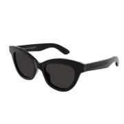 Alexander McQueen Am0391S Stylish Sunglasses Black, Dam