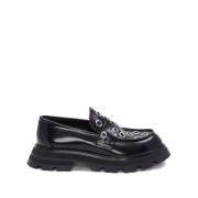 Alexander McQueen Wander Eyelet Loafers - Stiliga platta skor Black, D...