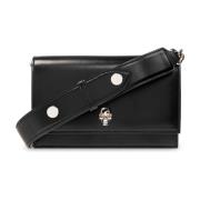 Alexander McQueen Axelväska Skull Small Black, Dam