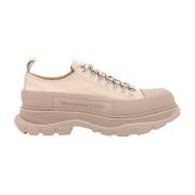 Alexander McQueen Canvas Sneakers - Tread Slick Beige, Herr