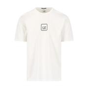 C.p. Company Vita T-shirts och Polos White, Herr