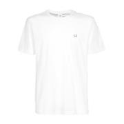 C.p. Company Gauze White Jersey Goggle T-shirt White, Herr