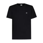 C.p. Company Jersey Goggle T-shirt med Grafiskt Tryck Black, Herr
