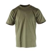 C.p. Company Grön Merceriserad Jersey T-shirt för Män Green, Herr