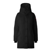 Canada Goose Uppdaterad Rossclair Parka med aerodynamisk huva Black, D...