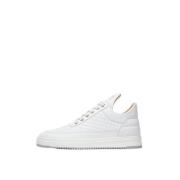 Filling Pieces Låg Topp Kviltad Vit White, Herr