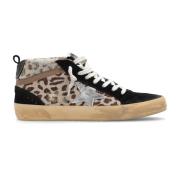 Golden Goose ‘Mid Star’ höga sneakers Black, Dam