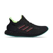Adidas Originals 4D Futurecraft Svarta Tyg Sneakers med Logotyp Black,...