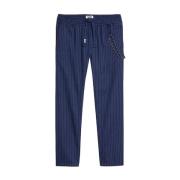 Tommy Jeans Trousers Blue, Herr