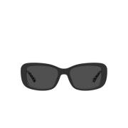 Love Moschino Fyrkantiga solglasögon för kvinnor Black, Dam