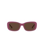 Love Moschino Fyrkantiga solglasögon för kvinnor Pink, Dam