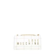 Love Moschino Cross Body Bags White, Dam