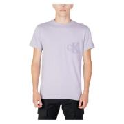 Calvin Klein Jeans T-Shirts Purple, Herr