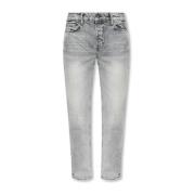 AllSaints Curtis straight jeans Gray, Herr