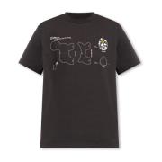 Carhartt Wip T-shirt med logotyp Gray, Dam