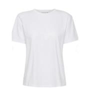 Gestuz Klassisk Vit Jorygz Tee T-Shirt White, Dam