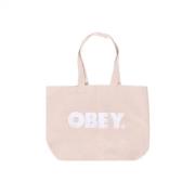 Obey Canvas Tote Bags Beige, Dam