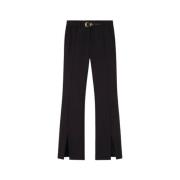 Versace Jeans Couture Barockspänne Breda Benbyxor Black, Dam