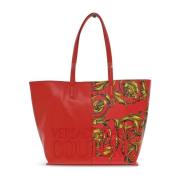 Versace Jeans Couture Tote Bags Red, Dam