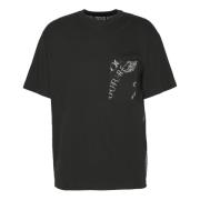 Versace Jeans Couture Svarta T-shirts Black, Herr