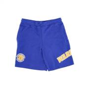 Mitchell & Ness NBA Game Day French Terry Shorts Hardwood Blue, Herr