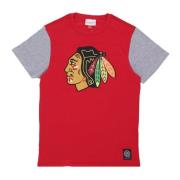 Mitchell & Ness NHL Color Blocked Tee Chibla Red, Herr