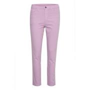 Kaffe Slim-fit Trousers Pink, Dam