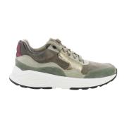 Xsensible Taupe Golden Gate Lady Sneakers Green, Dam