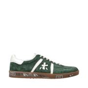 Premiata Gröna Mocka Sneakers - Storlek 40 Green, Herr