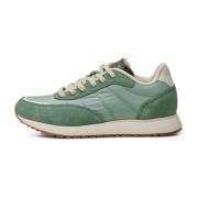 Woden Mjuka reflekterande sneakers Green, Dam