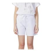 Blauer Sommarredo Shorts för Kvinnor White, Dam