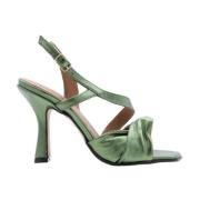 Carmens High Heel Sandals Green, Dam
